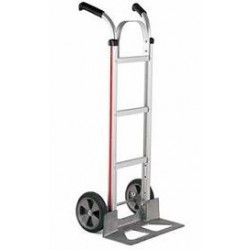 MAGLINER Aluminium Hand Truck with Rubber Wheels and Double Grip Handle